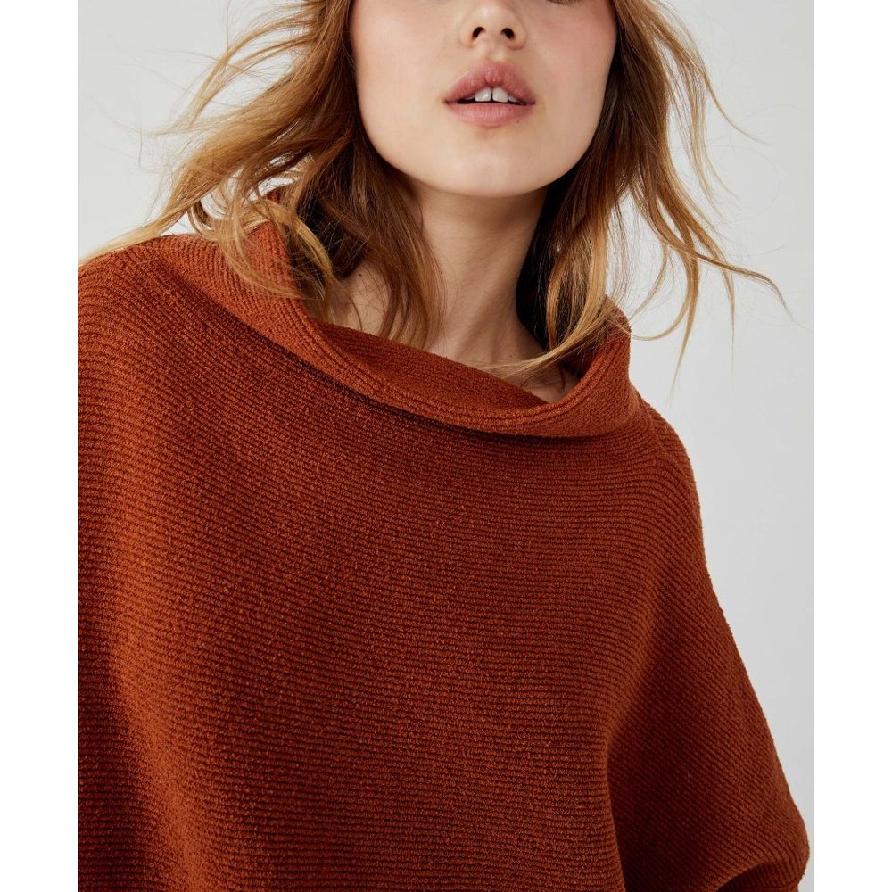 🎉LAST CHANCE🎉 NWT Free People Ottoman Slouchy Tunic / Sienna - Picture 4 of 6